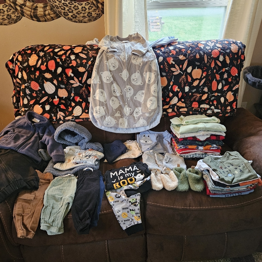 3-6 month baby boy clothes bundle